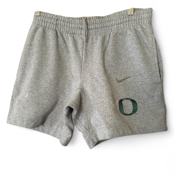 Nike Other - Nike Gray Athletic Shorts with Green Oregon 'O'